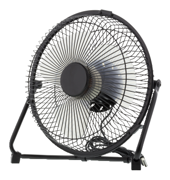 USB FAN, 18CM, TABLE MODEL, 1X USB TYPE A MA, BLACK