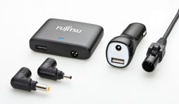 FUJITSU CAR/AIR DC MINI ADAPTER 80W, OUTPUT 19V+2X USB