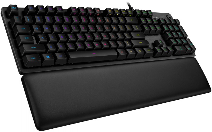 LOGITECH G513 CARBON RGB MECHANICAL GAMING KEYBOARD - GX BLUE CLICKY - CARBON (NORDIC)