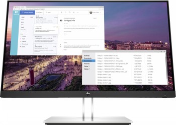 HP E-DISPLAY E23 G4 23INCH IPS FHD 1920X1080 16:9 DISPLAY PORT HDMI VGA 5XUSB WITHOUT CABLE 3YW