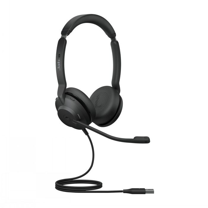 JABRA EVOLVE2 30 SE MS STEREO HEADSET ON-EAR WIRED USB-A NOISE ISOLATING CERTIFIED FOR MICROSOFT TEAMS