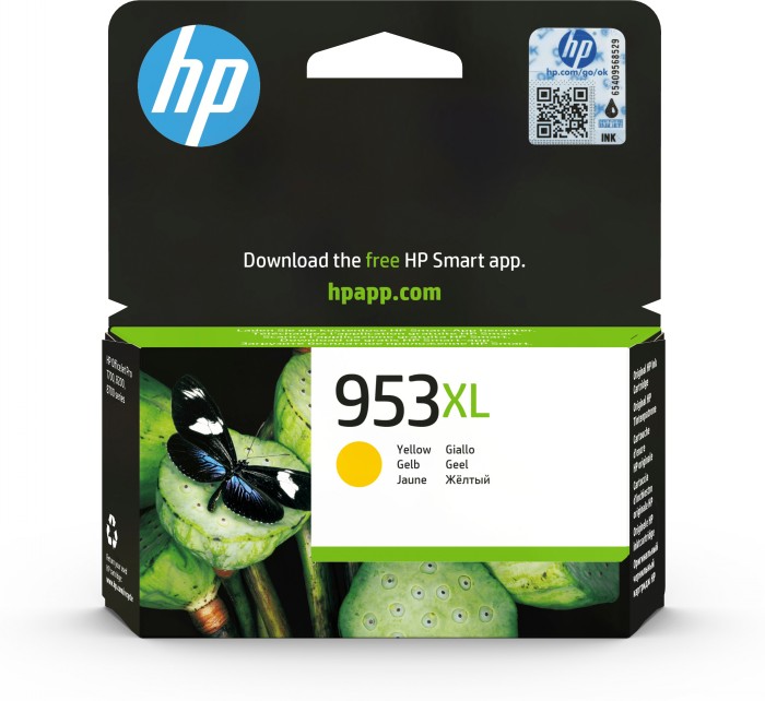 HP 953 XL INK CARTRIDGE YELLOW 1600 PAGES