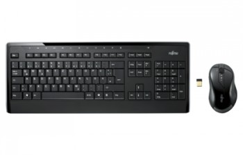 FUJITSU LX901 WIRELESS KEYBOARD SET BLACK NORDIC (NANO USB, SPILLPROOF)