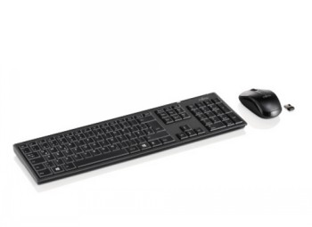 FUJITSU LX390 WIRELESS KEYBOARD SET BLACK NORDIC