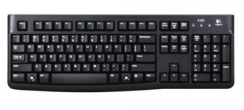 LOGITECH K120 CORDED KEYBOARD FOR BUSINESS - BLACK (NORDIC)