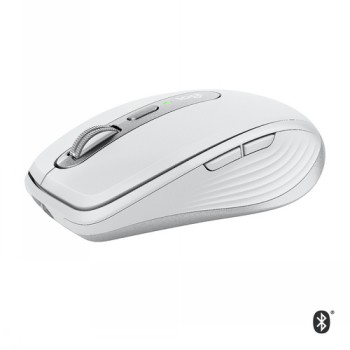 LOGITECH MX ANYWHERE 3 FOR MAC MOUSE LASER 6 BUTTONS WIRELESS BLUETOOTH USB WIRELESS RECEIVER PALE GREY