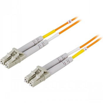 OM1 FIBER CABLE, LC - LC, DUPLEX, UPC, 62,5/125, 3M, ORANGE