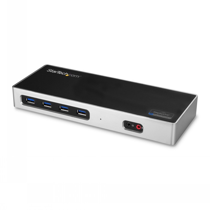 STARTECH.COM USB 3.0 DOCKING STATION - USB-C - DUAL HDMI OR DP - DUAL 4K - FOR WINDOWS - 6 USB PORTS - LAPTOP DOCKING STATION